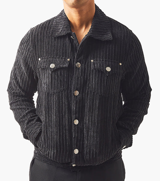 Stacy Adams Rowan Shacket Men’s Casual Wear - Black
