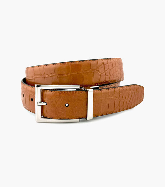 Stacy Adams Booker Reversible Belt Men’s Belts - Cognac