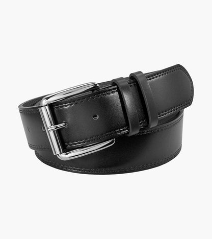 Stacy Adams Dylan Genuine Leather Belt Men’s Belts - Black