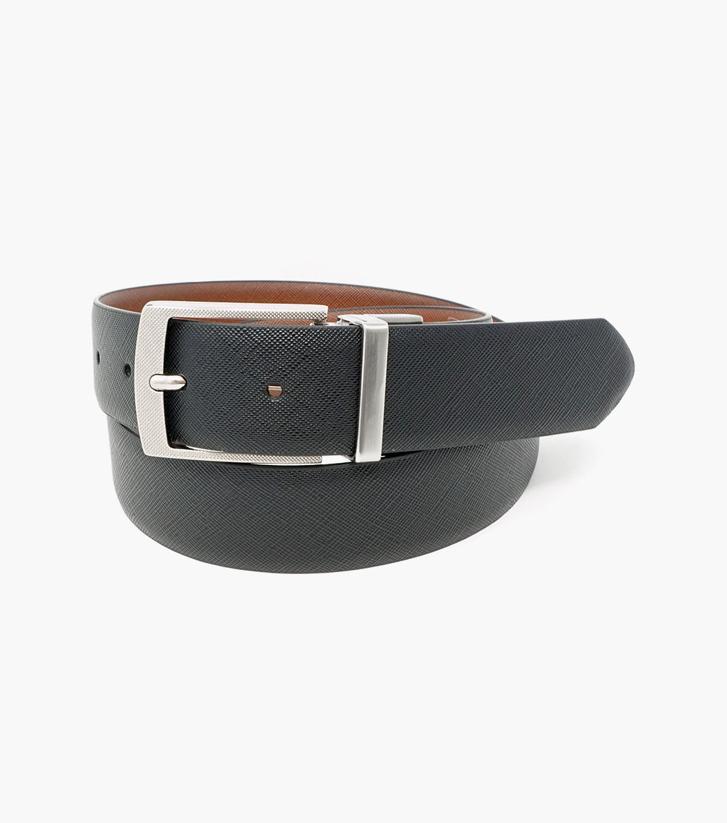 Stacy Adams Enzo Reversible Belt Men’s Belts - Black