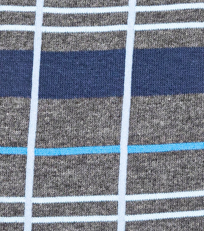 Stacy Adams Alternating Stripes Men's Crew Dress Socks Men’s Socks - Blue Multi