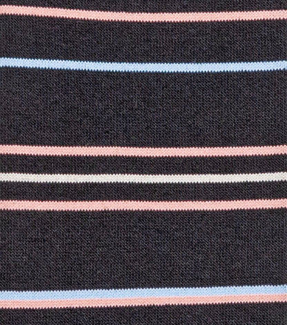 Stacy Adams Narrow Stripes Men's Crew Dress Socks Men’s Socks - Black Multi