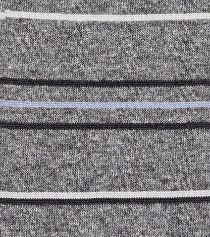 Stacy Adams Narrow Stripes Men's Crew Dress Socks Men’s Socks - Charcoal