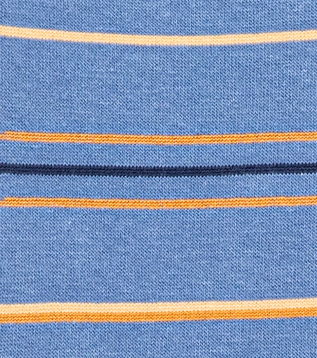 Stacy Adams Narrow Stripes Men's Crew Dress Socks Men’s Socks - Blue