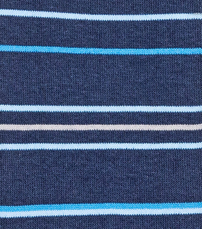 Stacy Adams Narrow Stripes Men's Crew Dress Socks Men’s Socks - Blue Multi