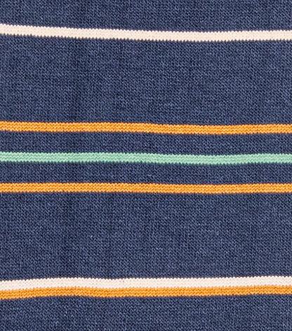 Stacy Adams Narrow Stripes Men's Crew Dress Socks Men’s Socks - Navy Multi