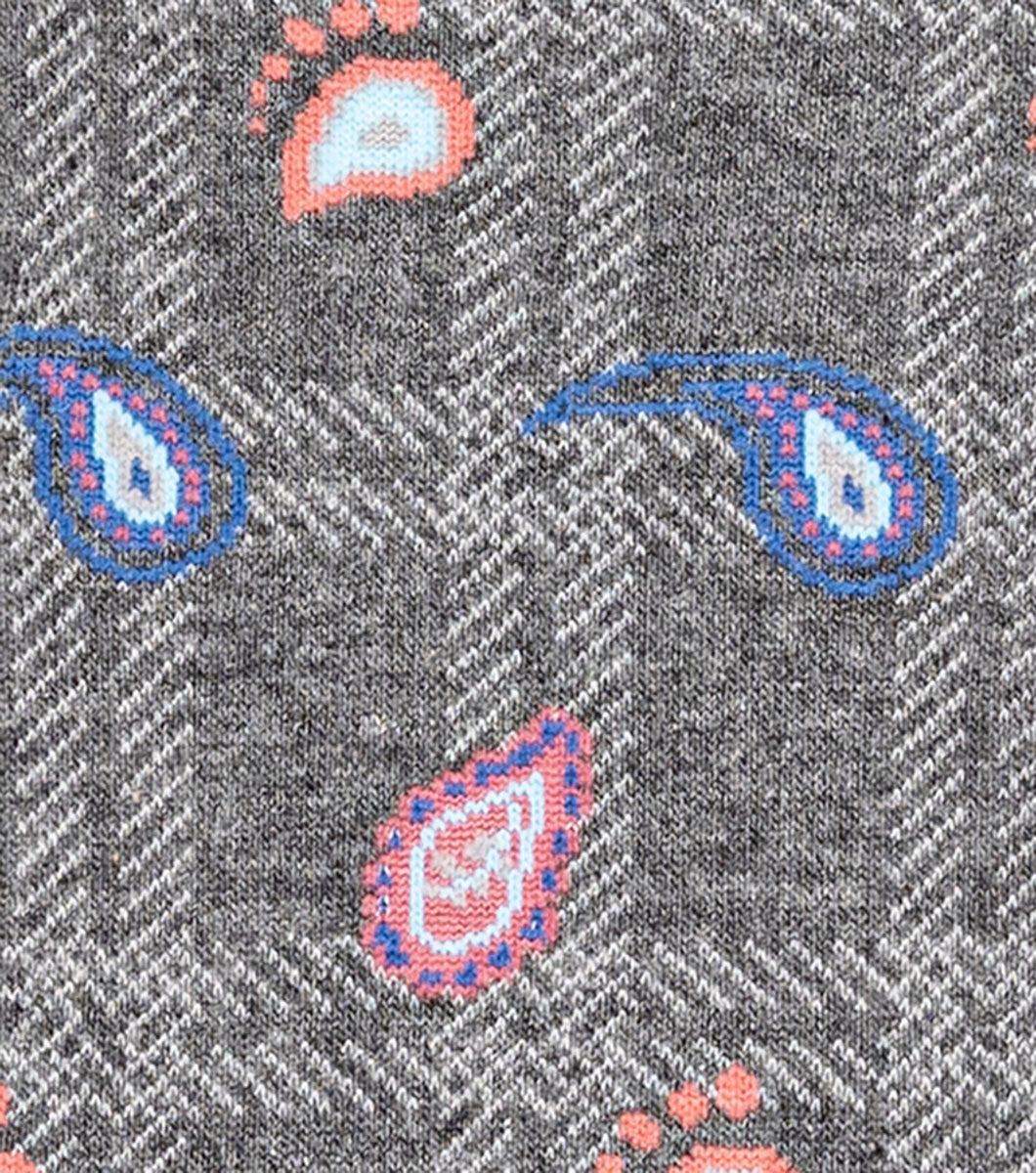 Stacy Adams Plaid Teardrop Men's Crew Dress Socks Men’s Socks - Gray