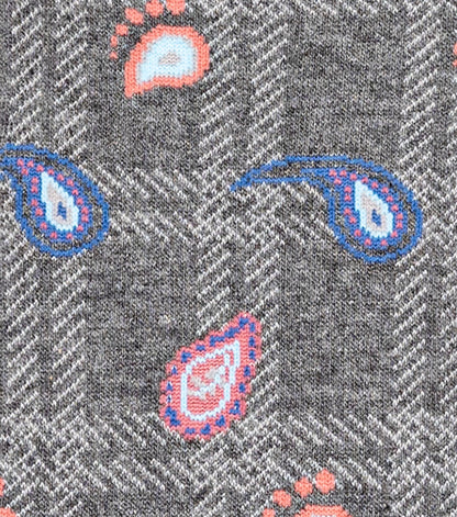 Stacy Adams Plaid Teardrop Men's Crew Dress Socks Men’s Socks - Gray