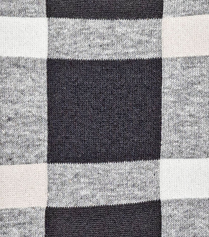 Stacy Adams Split-Stripes Men's Crew Dress Socks Men’s Socks - Black Multi