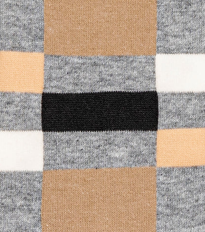 Stacy Adams Split-Stripes Men's Crew Dress Socks Men’s Socks - Gray Multi