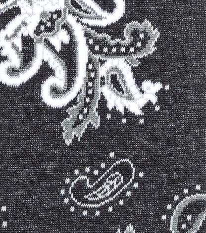 Stacy Adams Bold Paisley Men's Crew Dress Socks Men’s Socks - Black