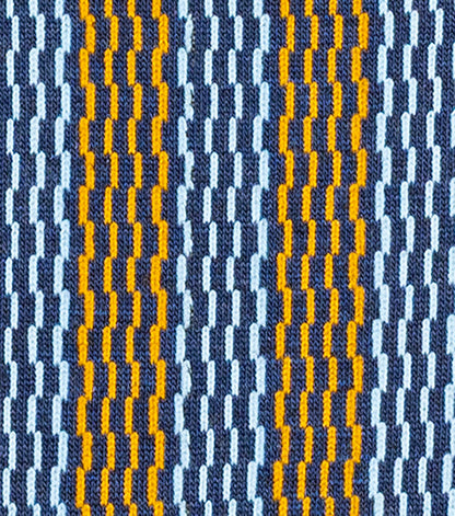 Stacy Adams Offset Lines Men's Crew Dress Socks Men’s Socks - Blue Multi