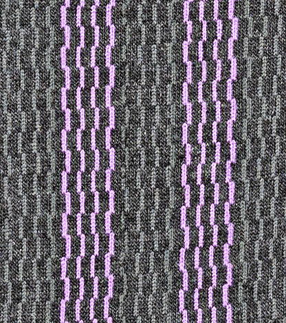 Stacy Adams Offset Lines Men's Crew Dress Socks Men’s Socks - Purple Multi