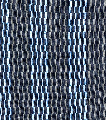 Stacy Adams Offset Lines Men's Crew Dress Socks Men’s Socks - Navy Multi
