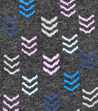 Stacy Adams Mini Chevron Men's Crew Dress Socks Men’s Socks - Purple