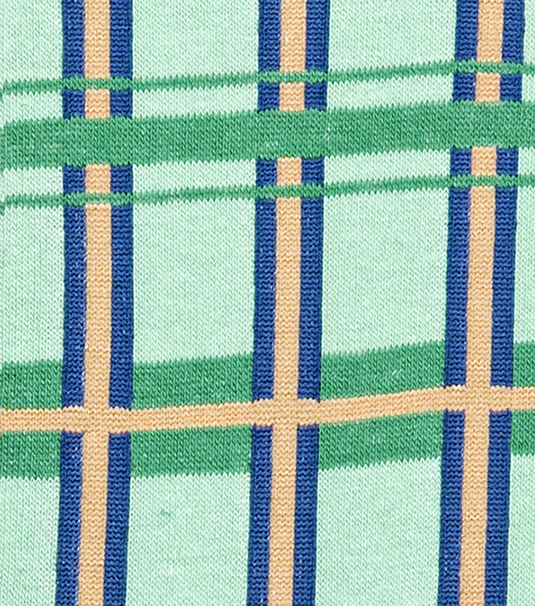 Stacy Adams Geometric Lines Men's Crew Dress Socks Men’s Socks - Green Multi
