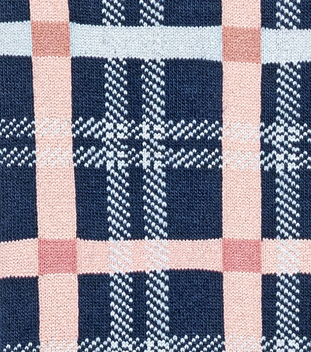 Stacy Adams Colorful Rectangles Men's Crew Dress Socks Men’s Socks - Navy Multi