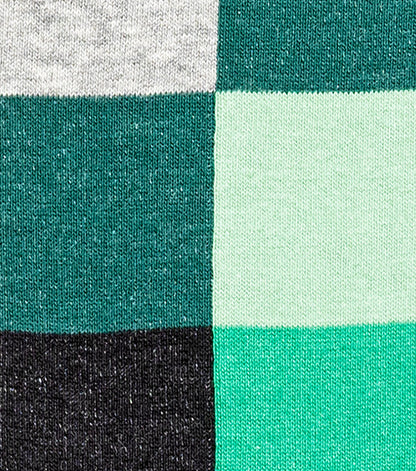 Stacy Adams Oversized Checks Men's Crew Dress Socks Men’s Socks - Green Multi