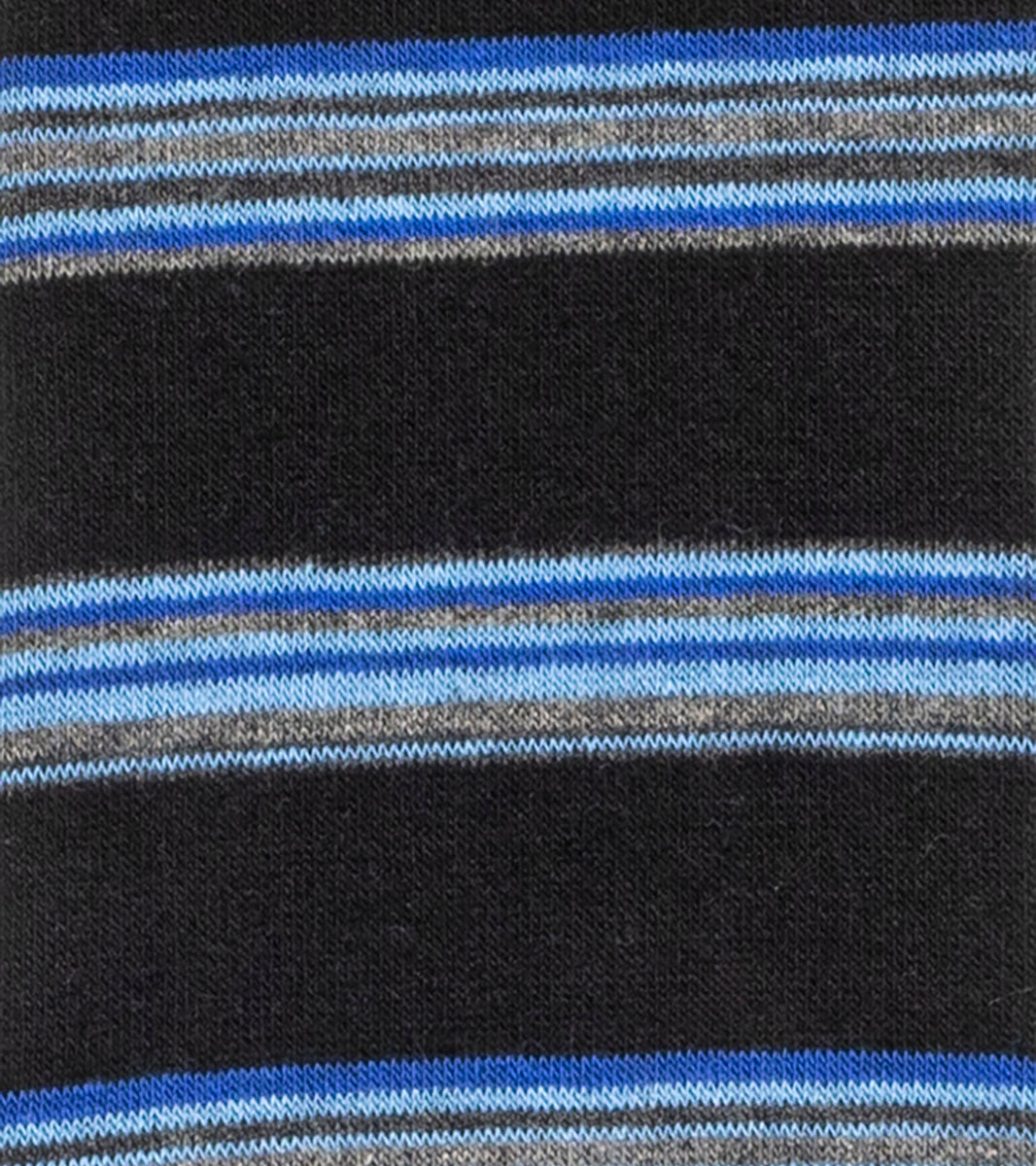 Stacy Adams Mini Stripe Men's Crew Dress Socks Men’s Socks - Dark Blue Multi