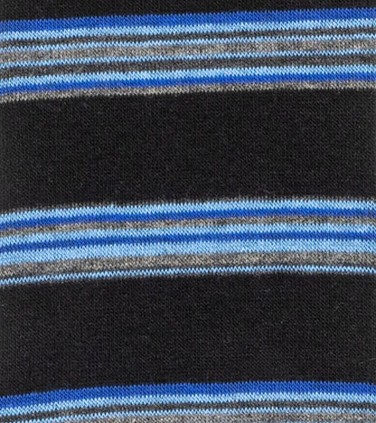 Stacy Adams Mini Stripe Men's Crew Dress Socks Men’s Socks - Dark Blue Multi