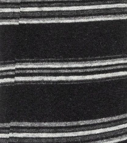 Stacy Adams Mini Stripe Men's Crew Dress Socks Men’s Socks - Black Multi