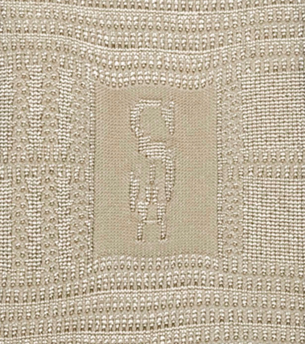 Stacy Adams Tonal Plaid Men's Crew Dress Socks Men’s Socks - Ivory