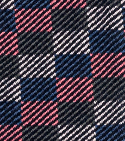 Stacy Adams Checked Herringbone Men's Crew Dress Socks Men’s Socks - Gray Multi
