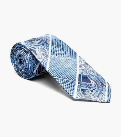Stacy Adams Leonel Tie & Hanky Set Men’s Ties - Blue