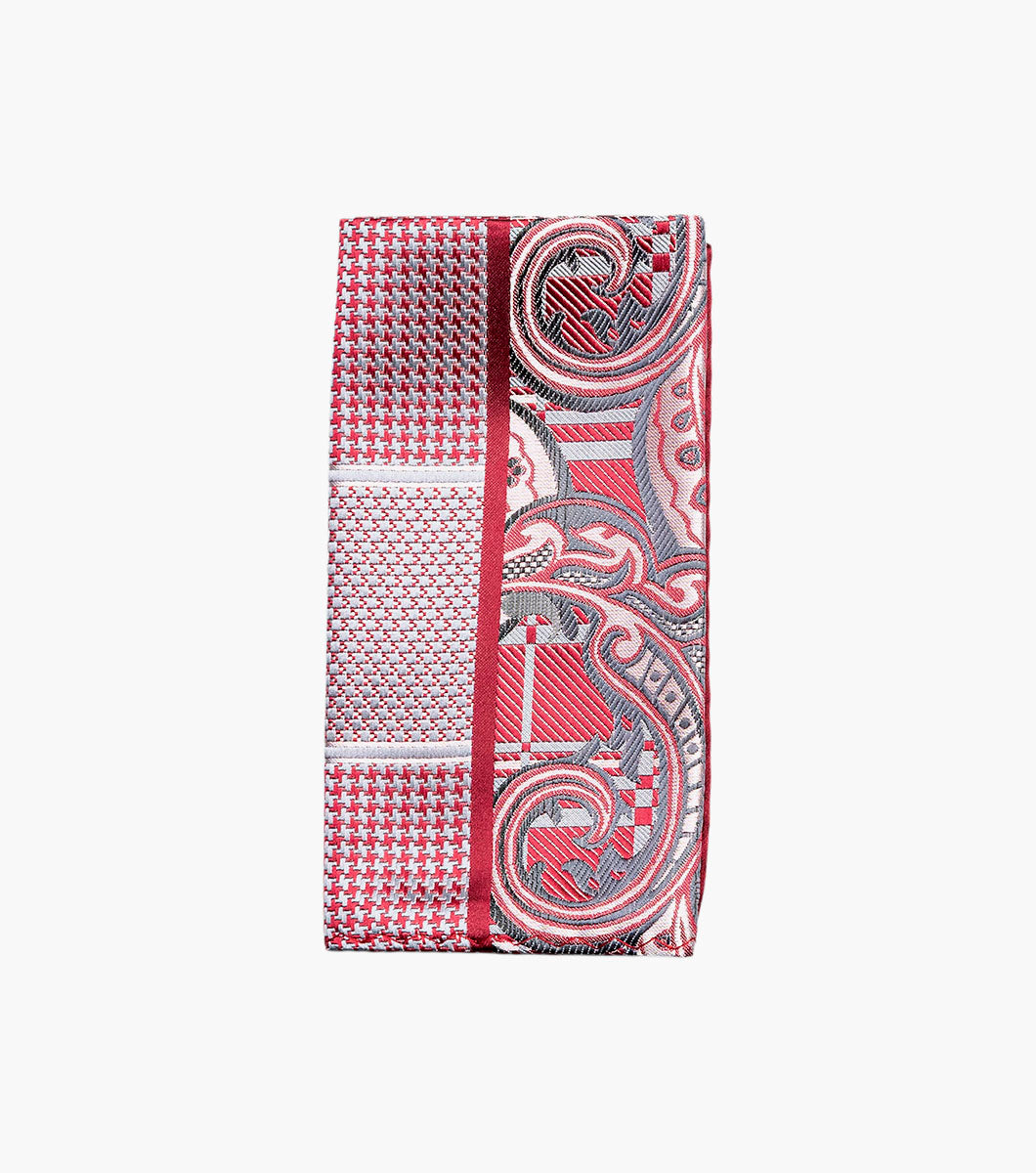 Stacy Adams Leonel Tie & Hanky Set Men’s Ties - Red