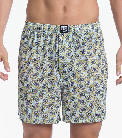 Stacy Adams Boxer Shorts Performance Fabric Men’s Loungewear - Blue