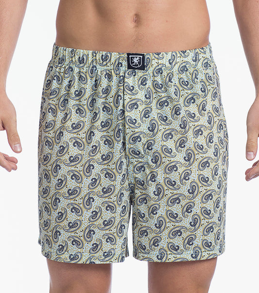 Stacy Adams Boxer Shorts Performance Fabric Men’s Loungewear - Blue