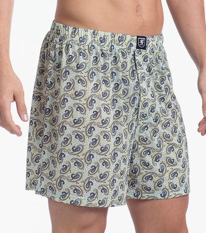Stacy Adams Boxer Shorts Performance Fabric Men’s Loungewear - Blue