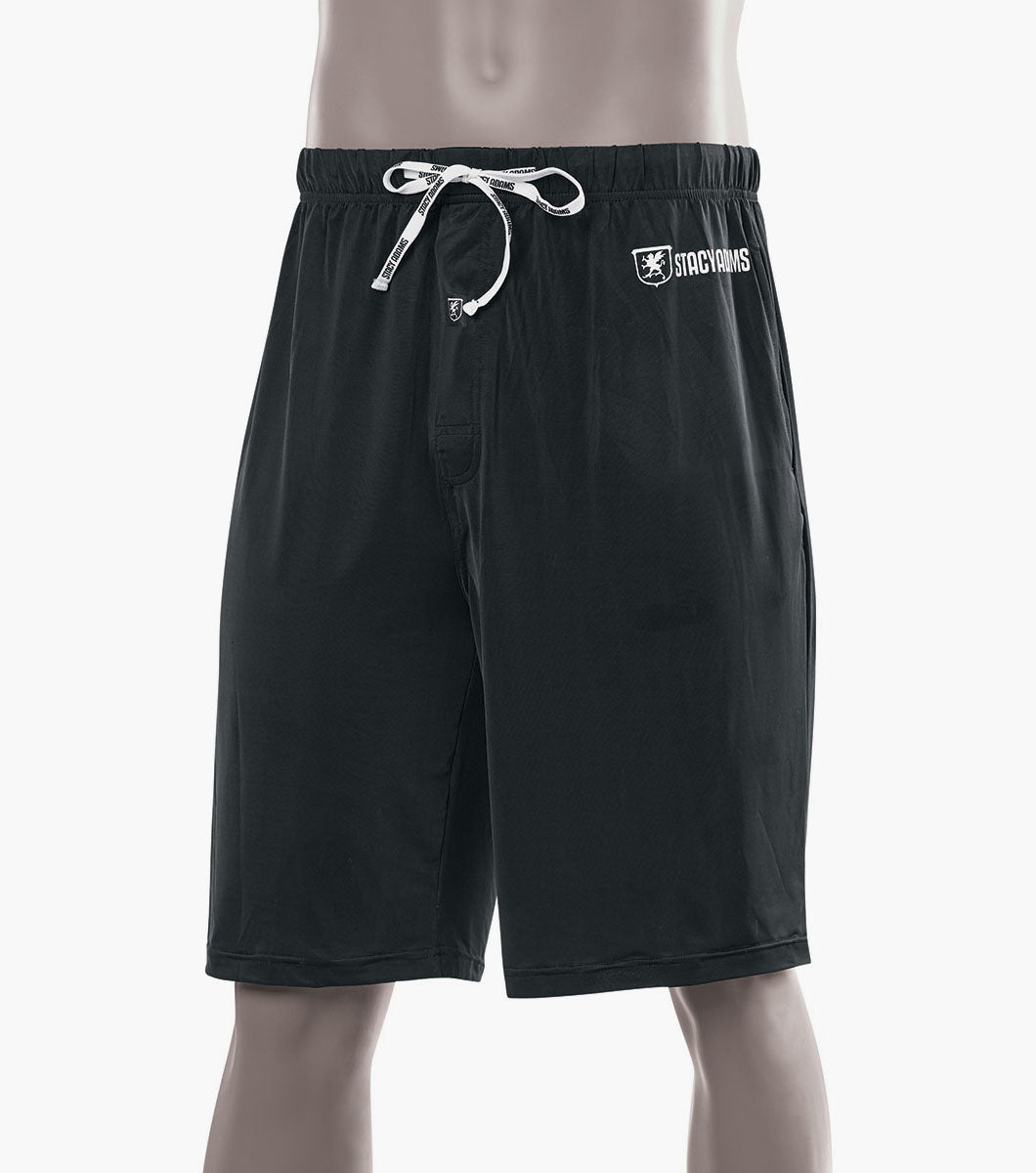 Stacy Adams Sleep Shorts Comfort Stretch Loungewear Men’s Loungewear - Black