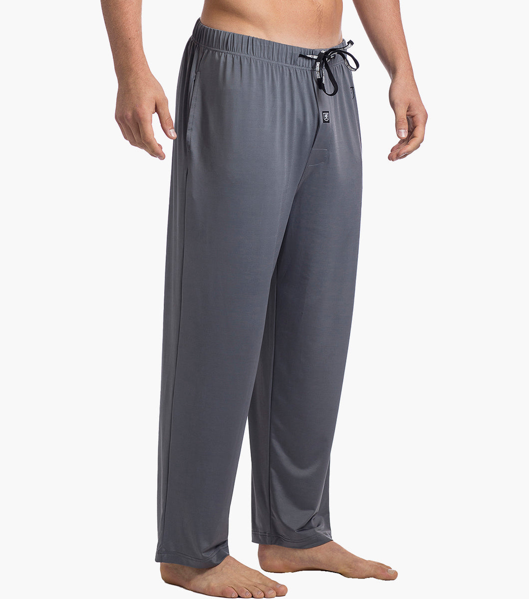 Stacy Adams Sleep Pants Comfort Stretch Loungewear Men’s Loungewear - Gray