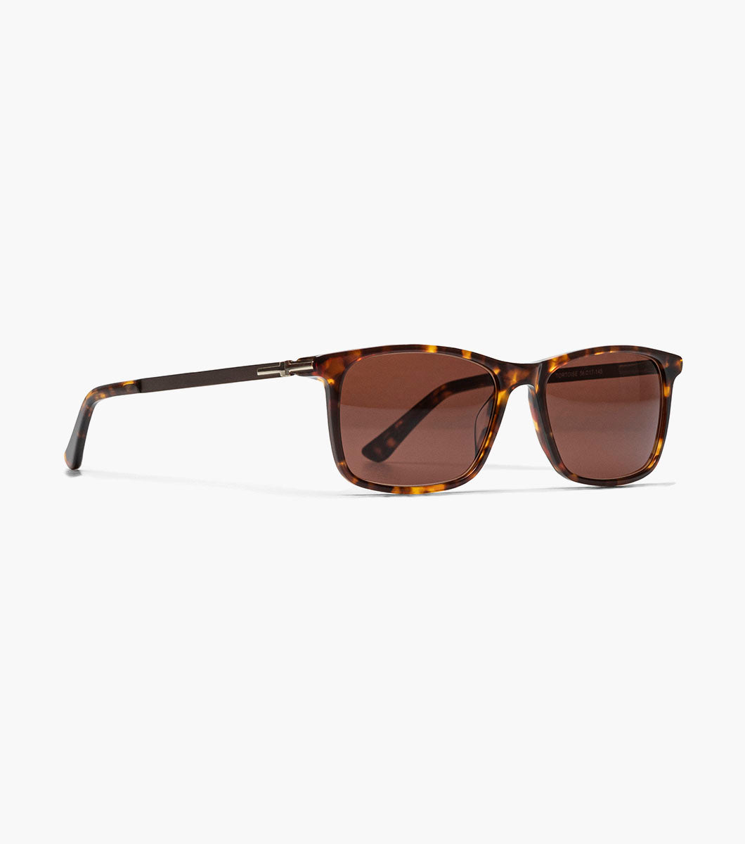 Stacy Adams Mitchum UV Sunglasses Men’s Sunglasses - Cognac
