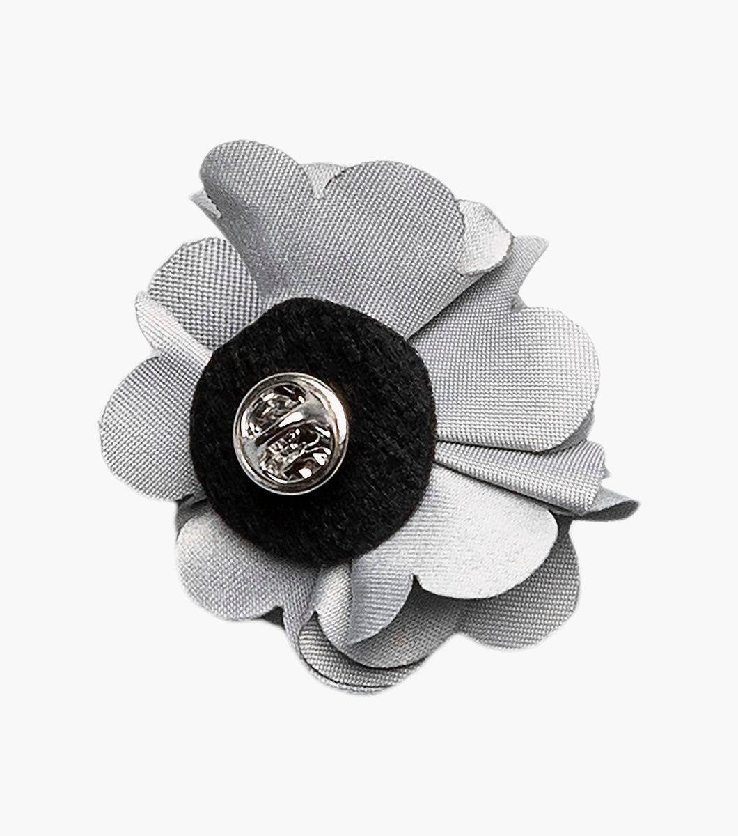 Stacy Adams Taylor Floral Lapel Pin Men’s Jewelry - Silver