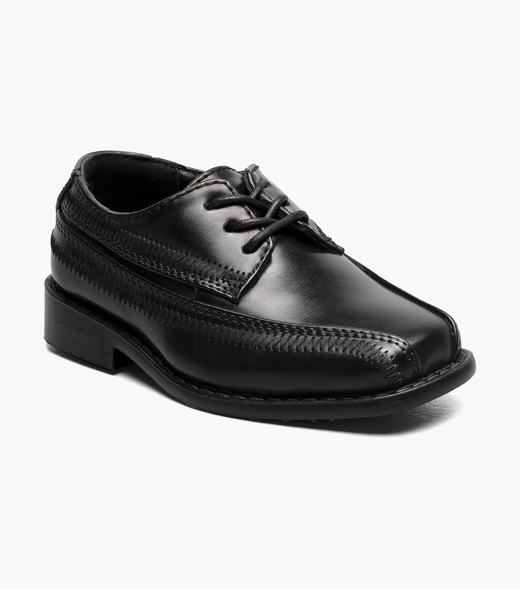 Stacy Adams Infants Bowman Bike Toe Oxford Kids Shoes On Sale - Black