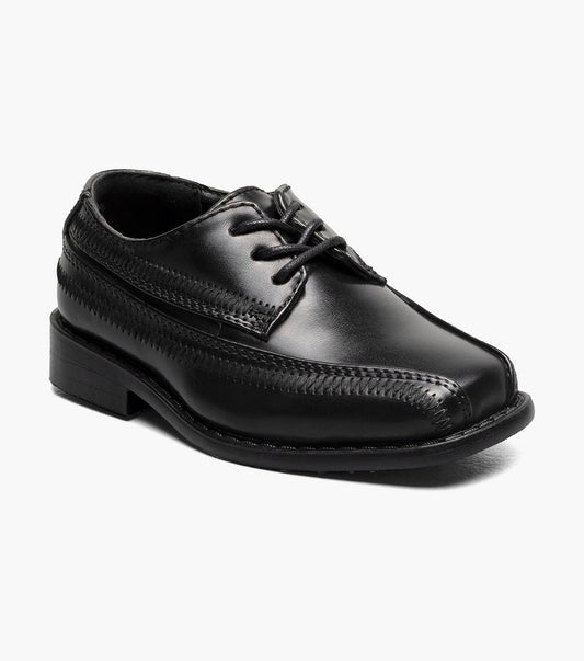 Stacy Adams Infants Bowman Bike Toe Oxford Kids Shoes On Sale - Black