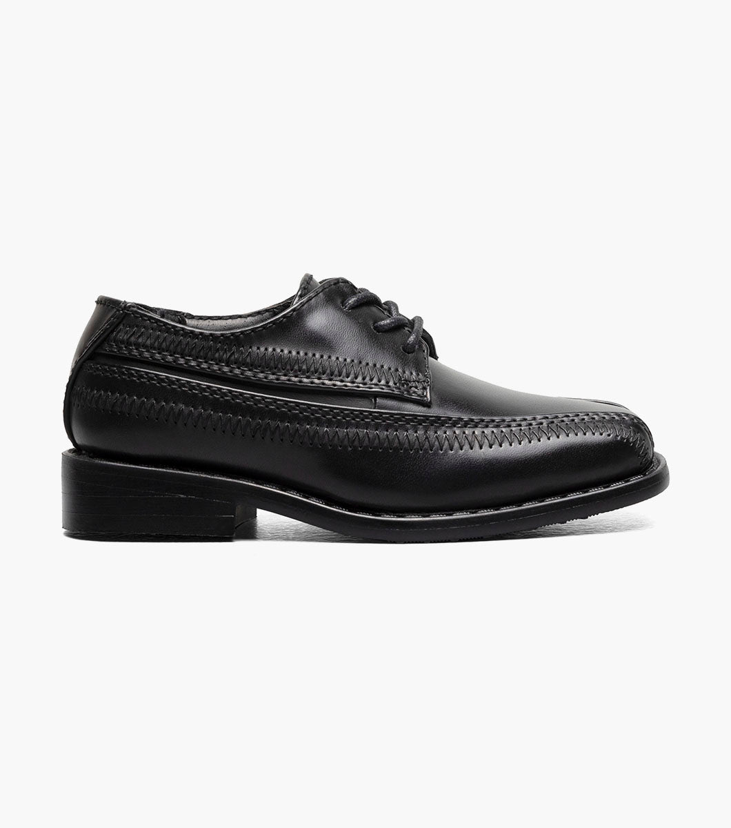 Stacy Adams Infants Bowman Bike Toe Oxford Kids Shoes On Sale - Black