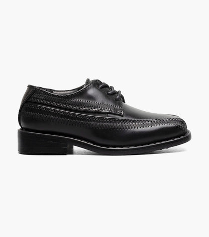 Stacy Adams Infants Bowman Bike Toe Oxford Kids Shoes On Sale - Black