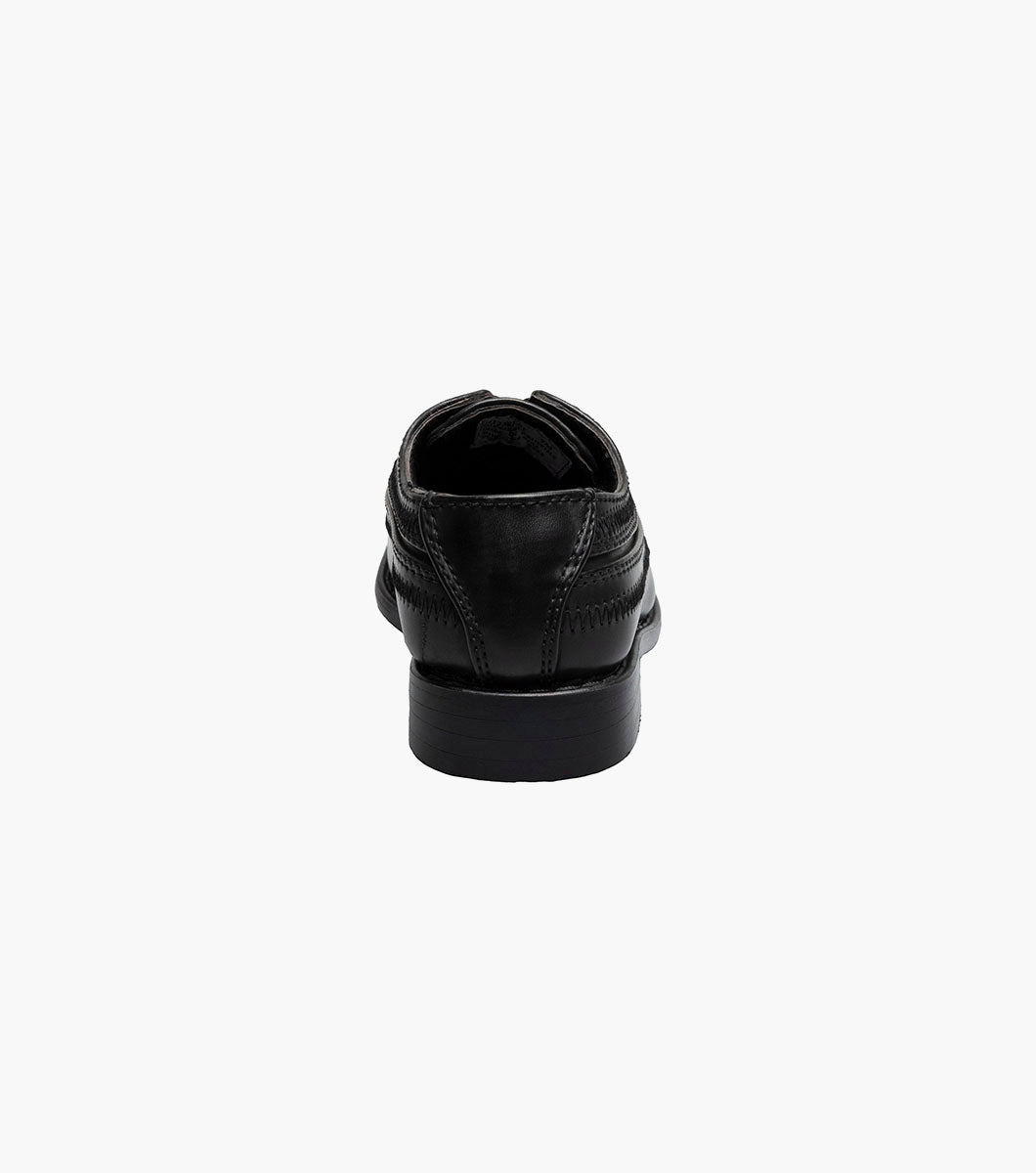 Stacy Adams Infants Bowman Bike Toe Oxford Kids Shoes On Sale - Black