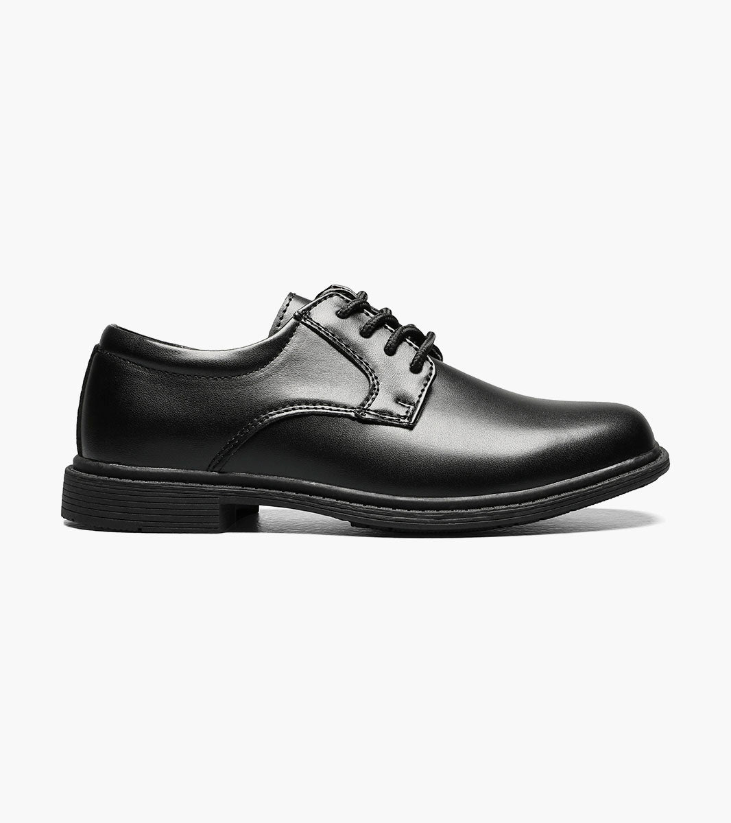 Stacy Adams Infants Austin Plain Toe Oxford Kids Shoes - Black
