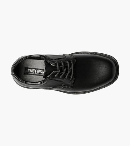 Stacy Adams Infants Austin Plain Toe Oxford Kids Shoes - Black