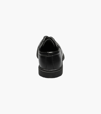 Stacy Adams Infants Austin Plain Toe Oxford Kids Shoes - Black