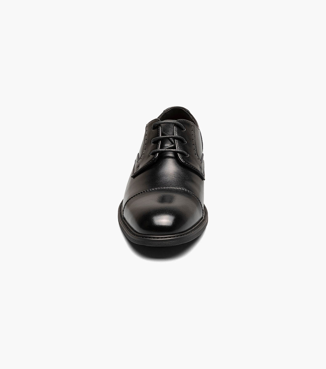 Stacy Adams Kids Wesbridge Cap Toe Oxford Kids Shoes On Sale - Black Multi